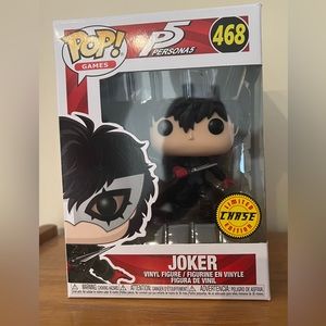 Limited Edition Chase Funko Pop Games P5 Persona 468 Joker